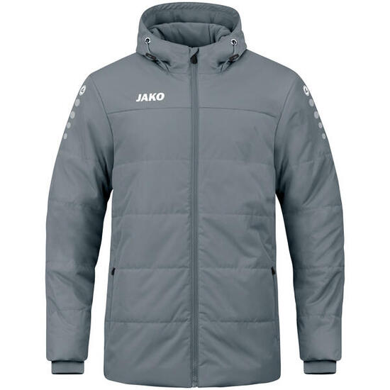 Doudoune homme Jako Coachjacke Team gris pierre