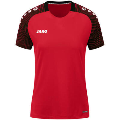 Jako performance t-shirt dames - rood / zwart