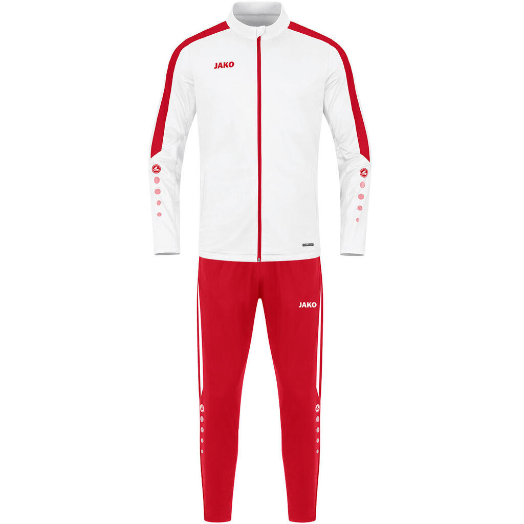 WHITE / RED
