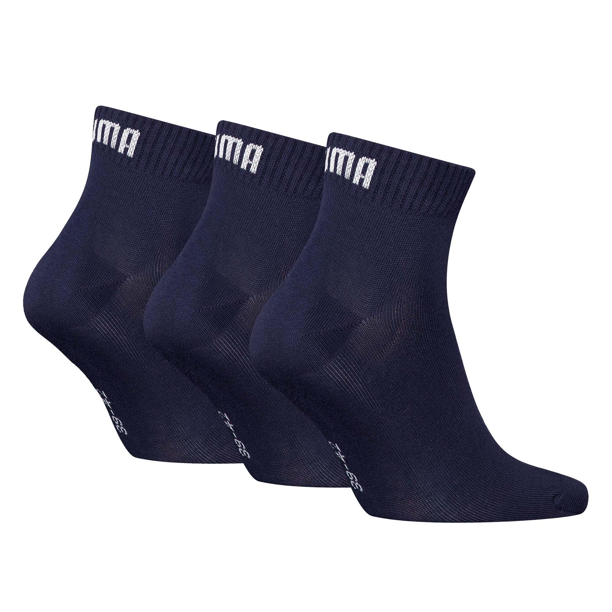 Chaussettes Unisexe Paquet de 3 Stretch-Quarter Plain 3P 2/3