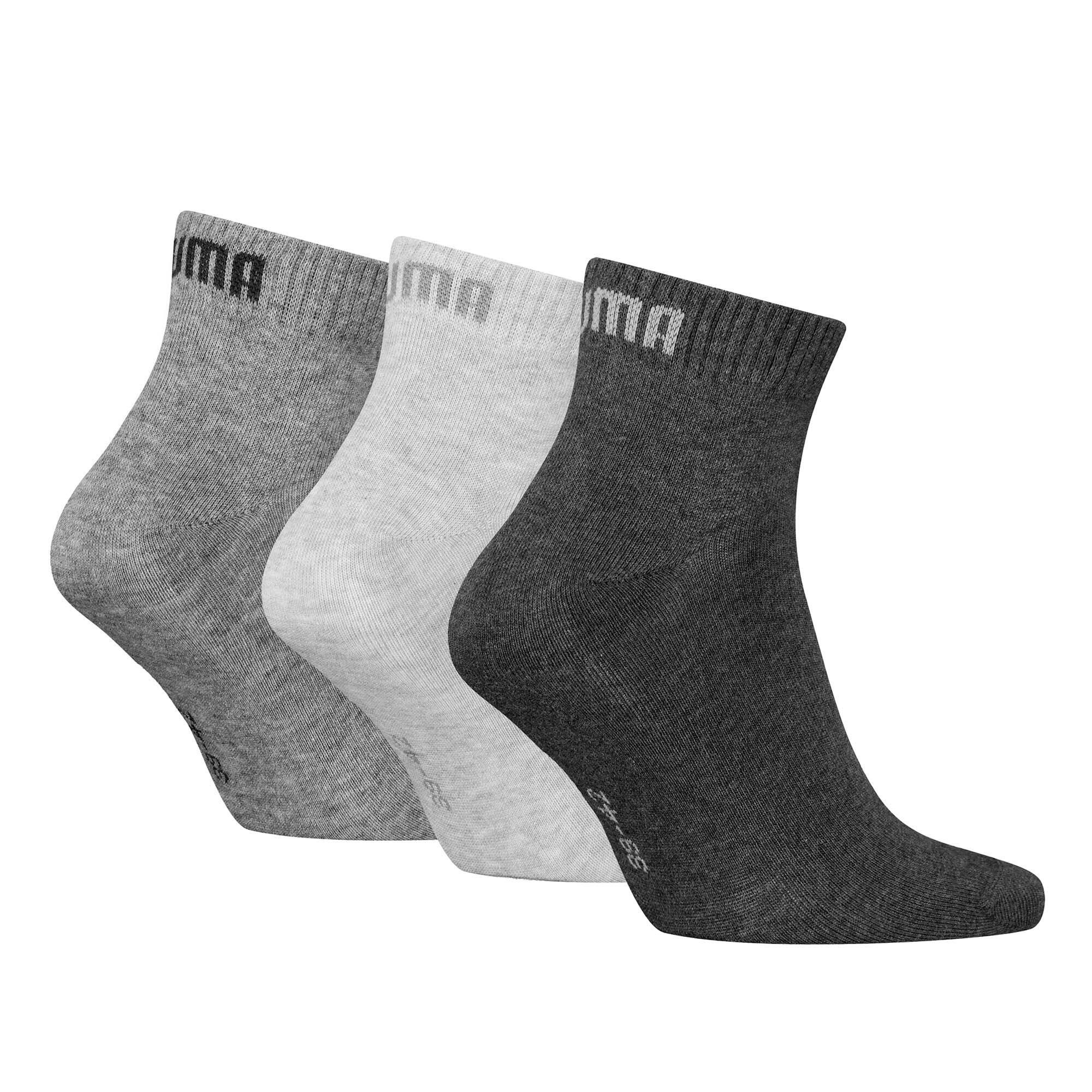 Chaussettes Unisexe Paquet de 3 Stretch-Quarter Plain 3P 2/3