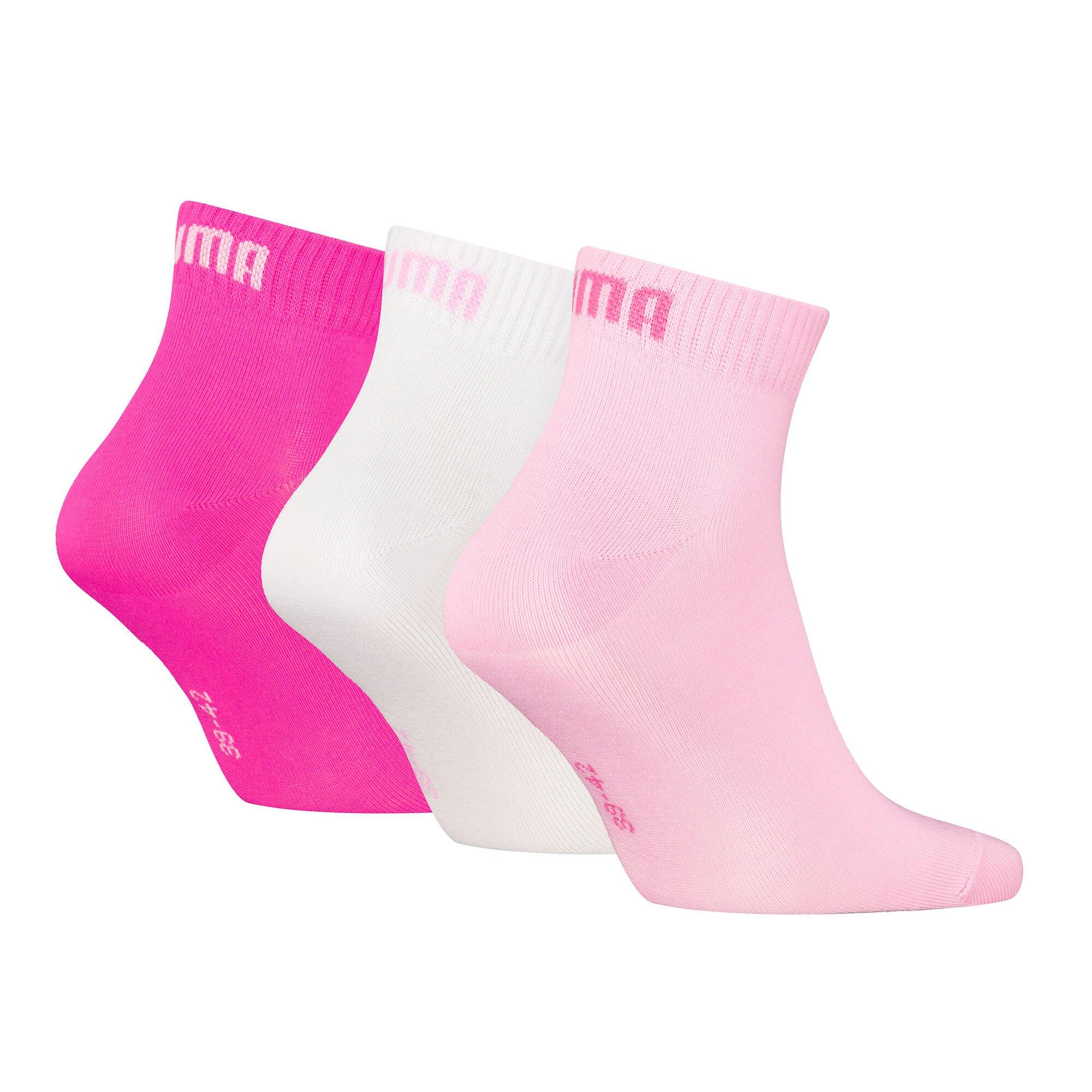 Chaussettes Unisexe Paquet de 3 Stretch-Quarter Plain 3P 2/3