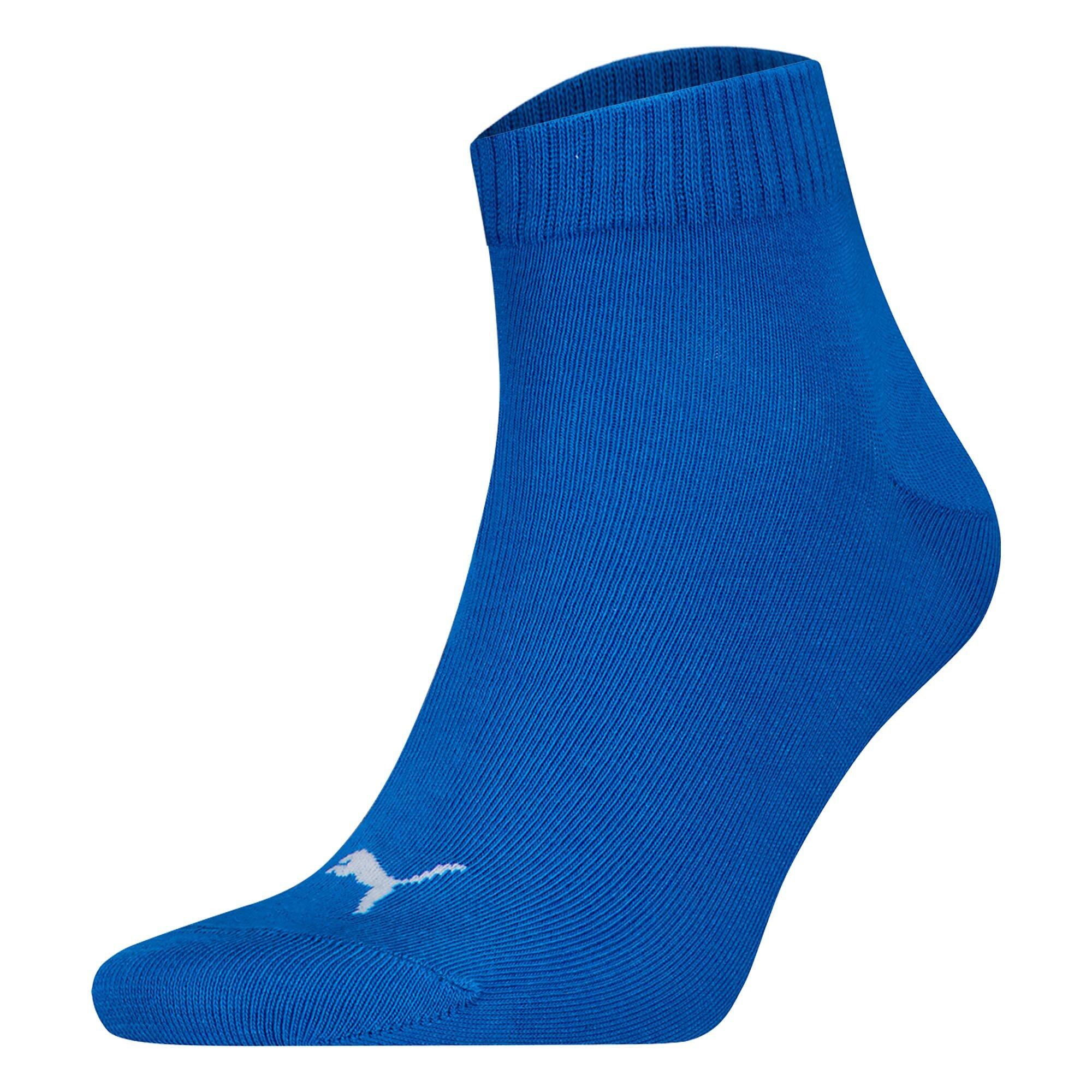 3 Paar Puma Unisex Quarter Socken Sneaker Gr. 35 - 49  für Damen Herren Füßlinge 3/3