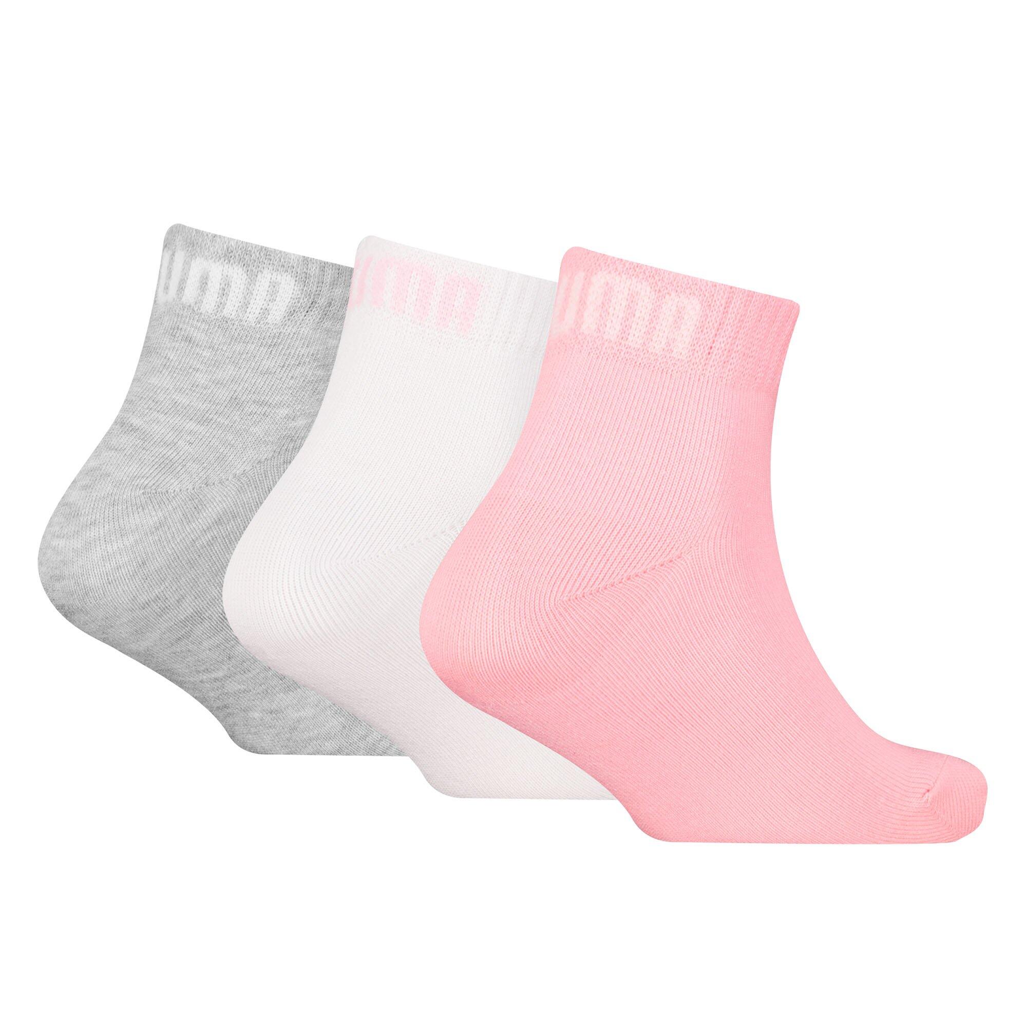 Chaussettes Unisexe Paquet de 3 Confortable à porter-Plain Quarter 3P 2/3