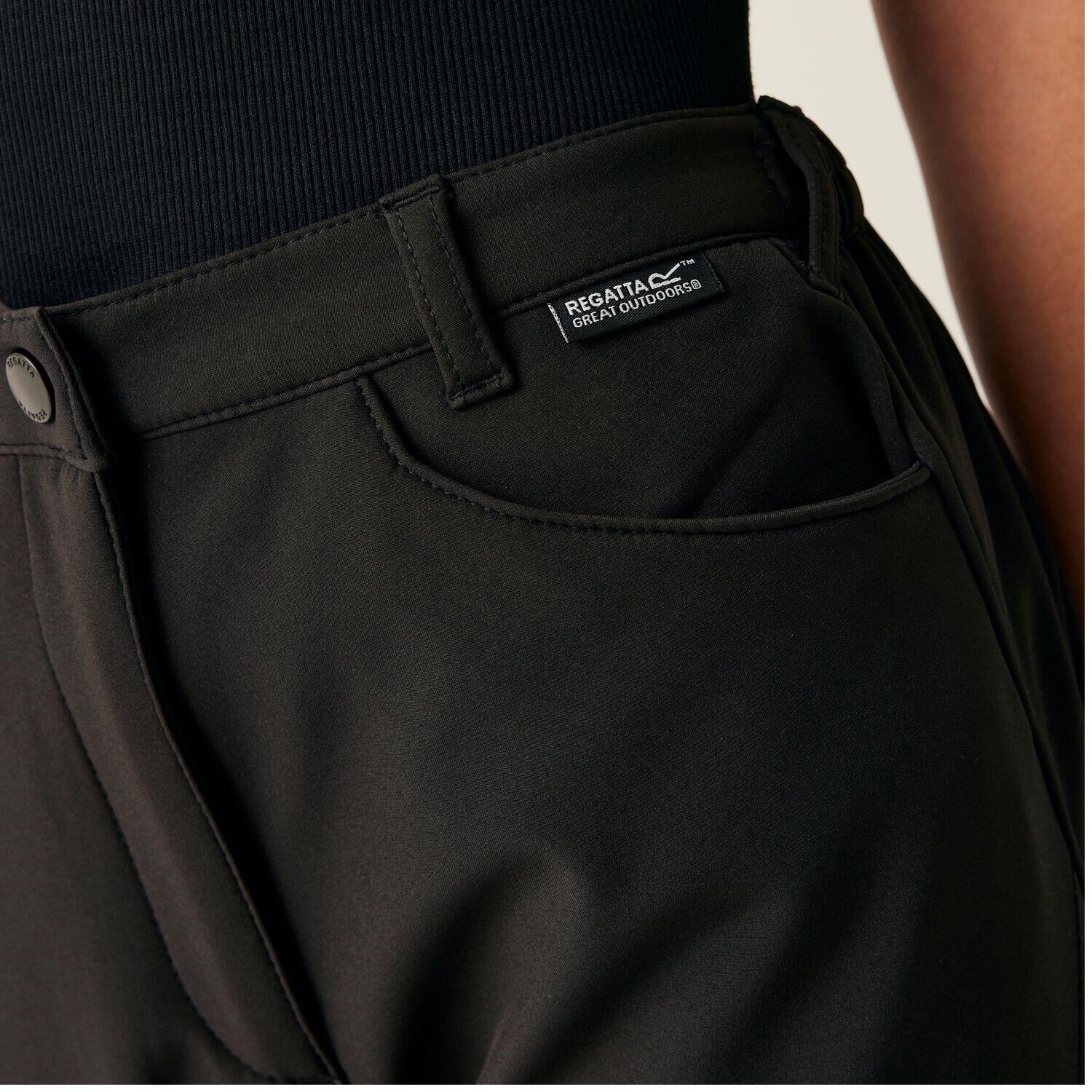 Pantaloni Escursionismo Bambino Softshell 6/7