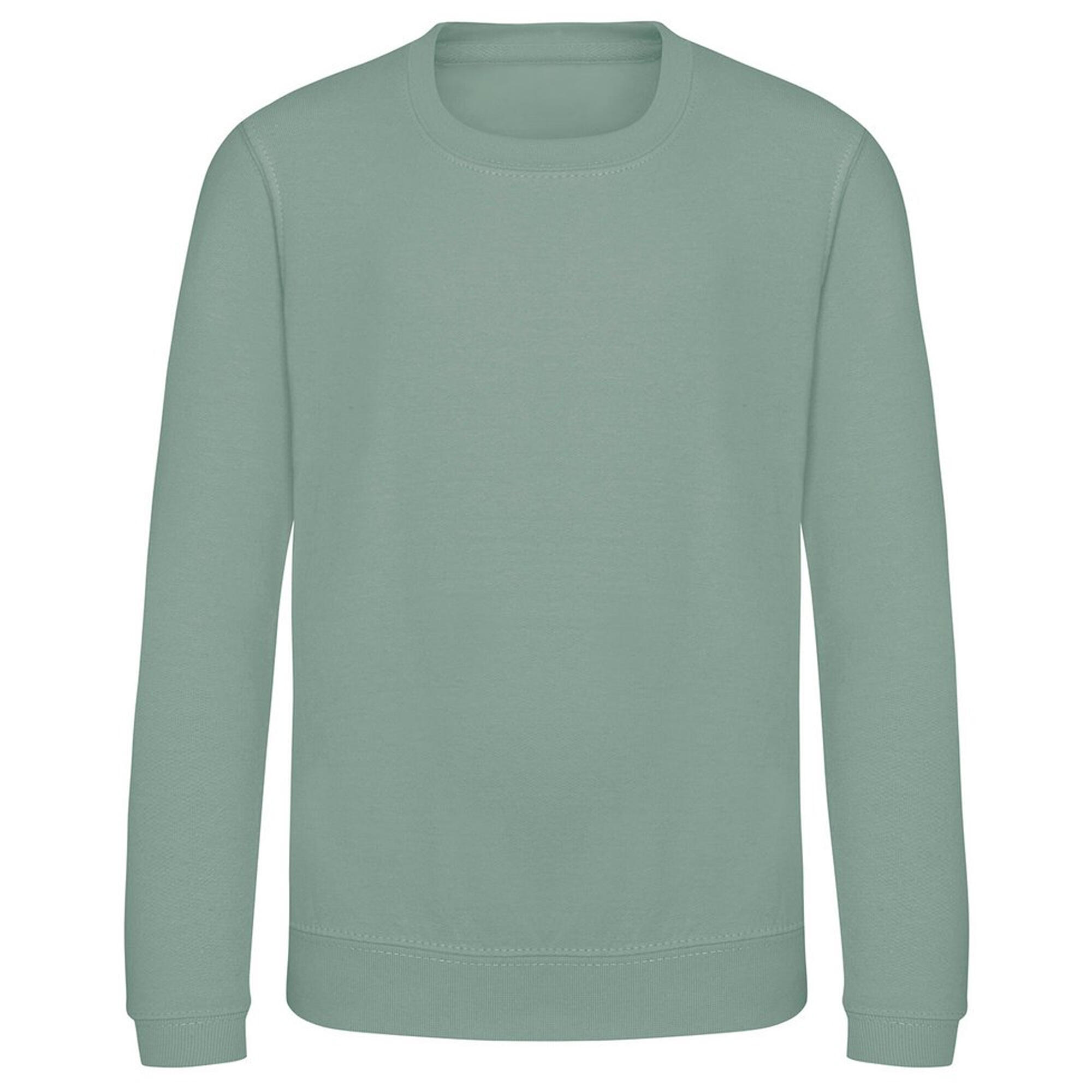AWDis Just Hoods Childrens/Kids Plain Crew Neck Sweatshirt