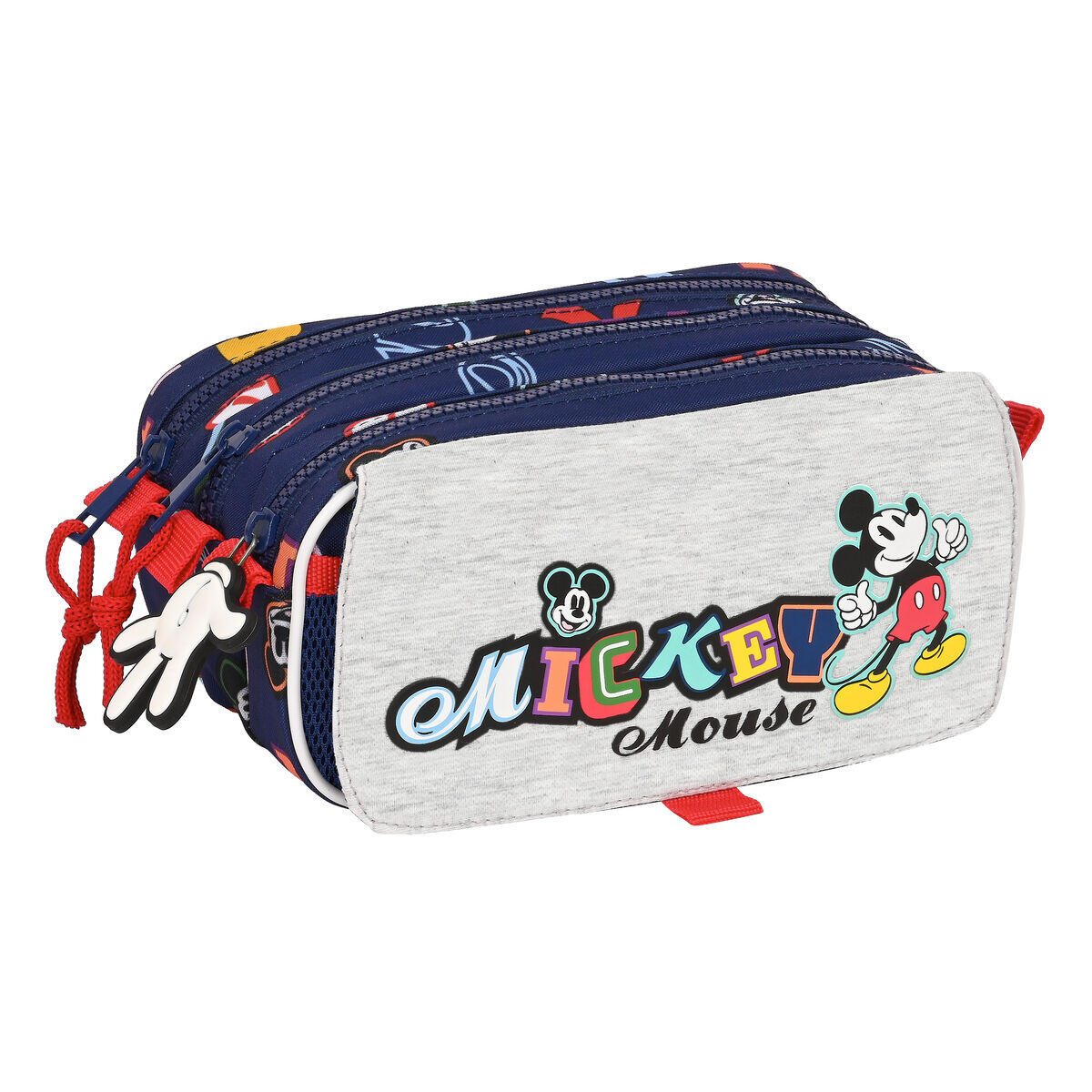 Mini Mouse - Trousse Fourre-tout Triple Mickey Mouse Clubhouse Only One - Sac De Voyage - Bleu - No Size - Decathlon