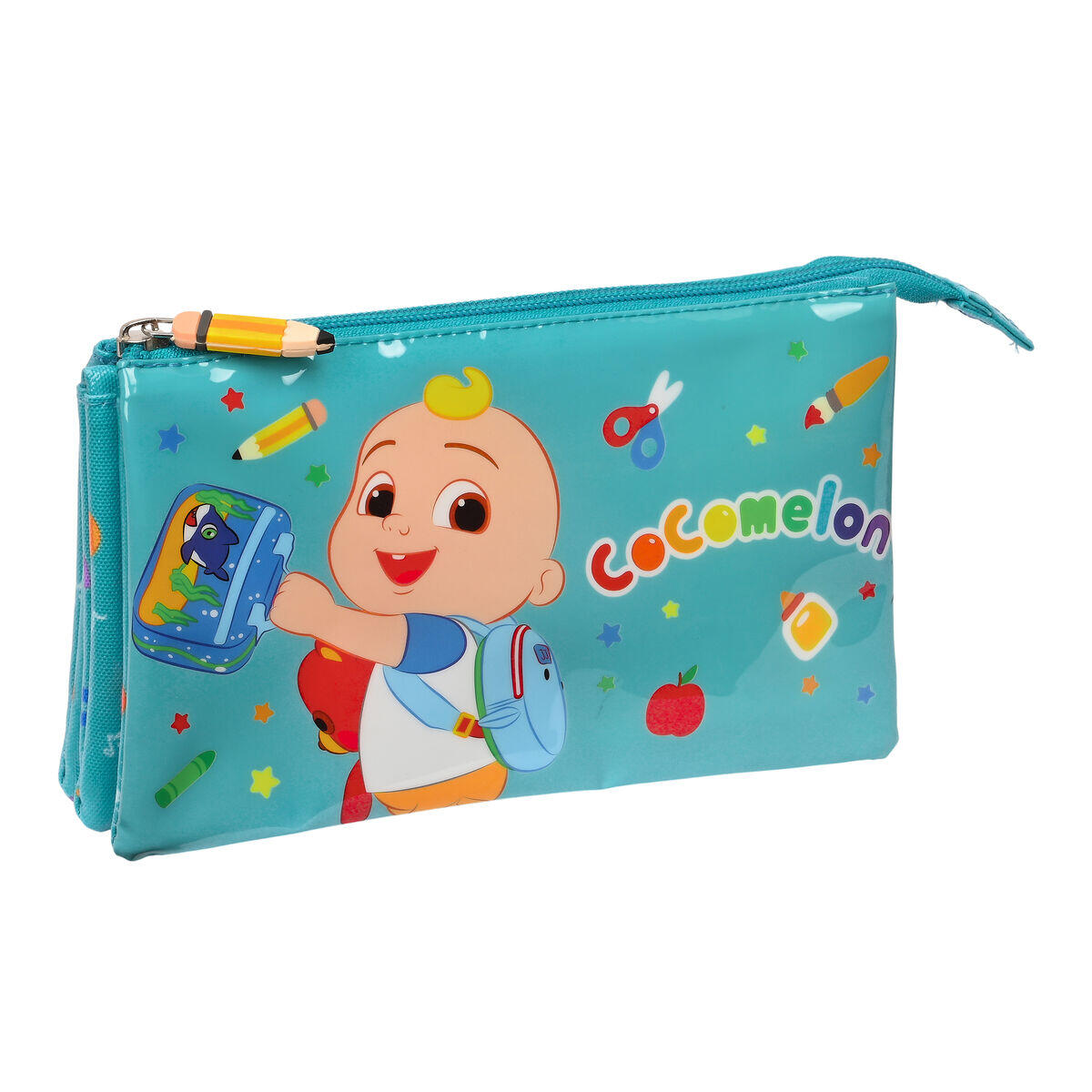 Trousse Fourre-Tout Triple CoComelon Back to class 1/3