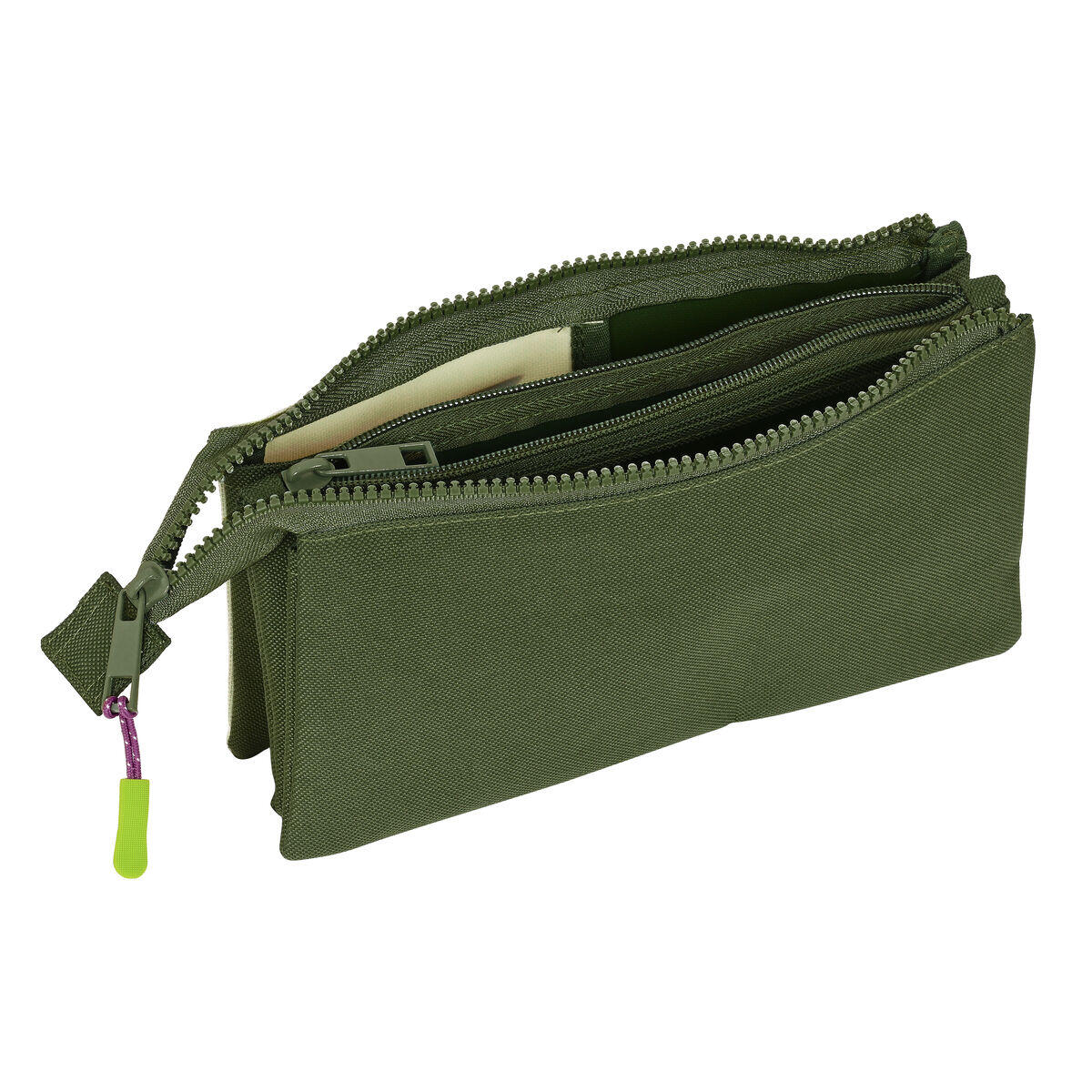Trousse Fourre-Tout Triple Munich Bright khaki 3/3