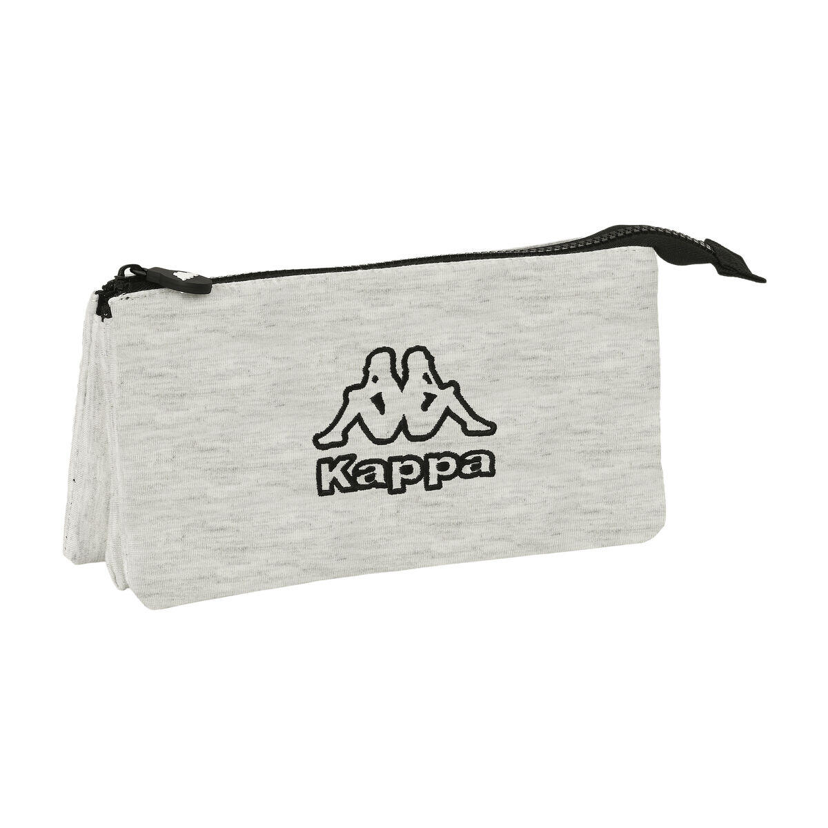Trousse Fourre-Tout Triple Kappa Grey knit 1/3