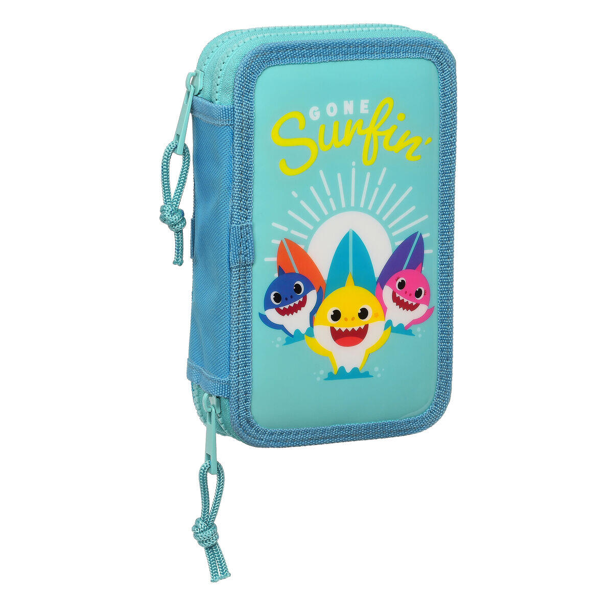 BABY SHARK Astuccio Doppio Baby Shark Surfing