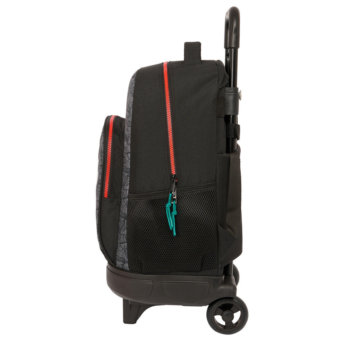 Mochila Escolar com Rodas My Hero Academia Preto 2/3