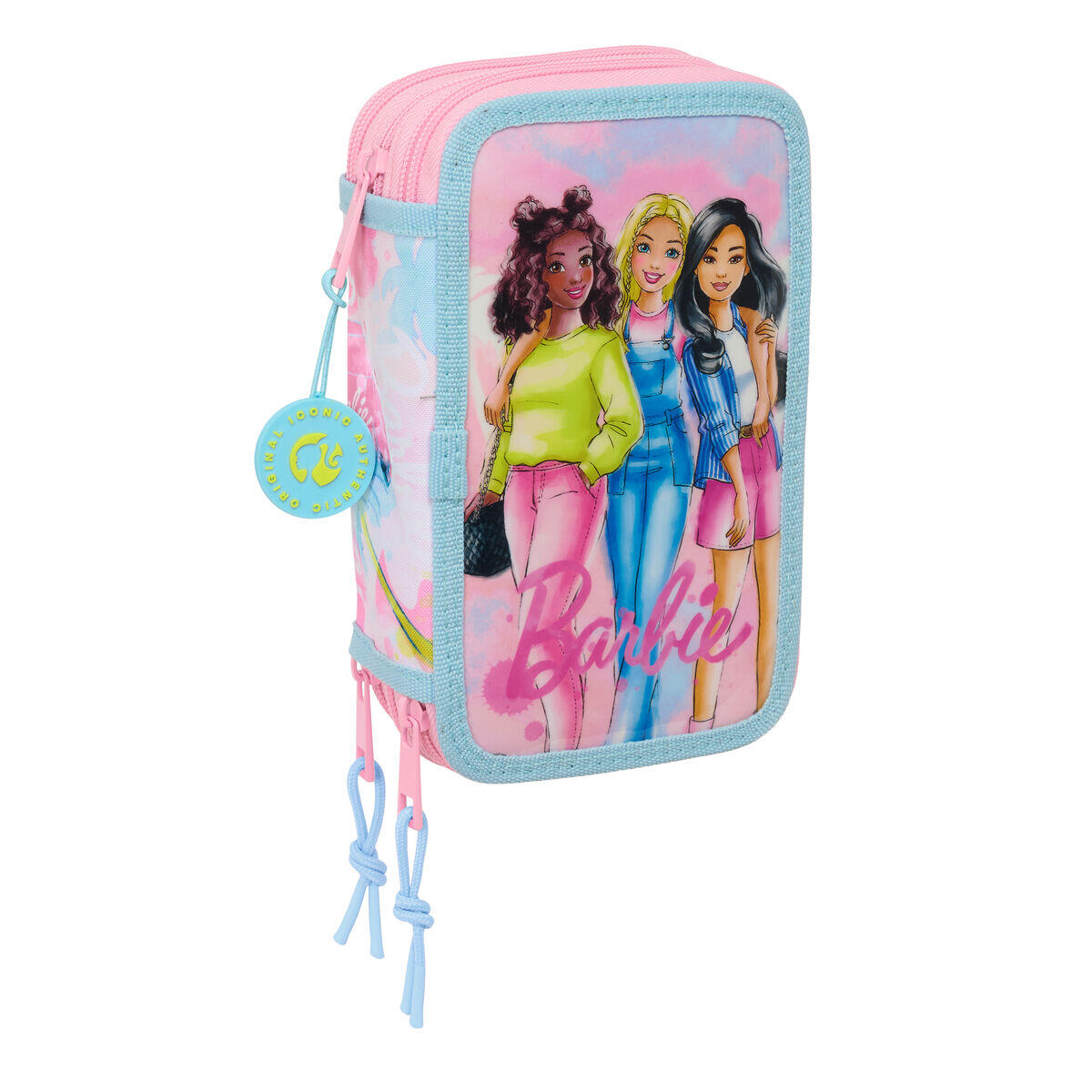 BARBIE Astuccio per la Scuola con Accessori Barbie Painterly