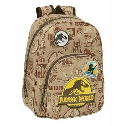 Cartable Jurassic World Beige