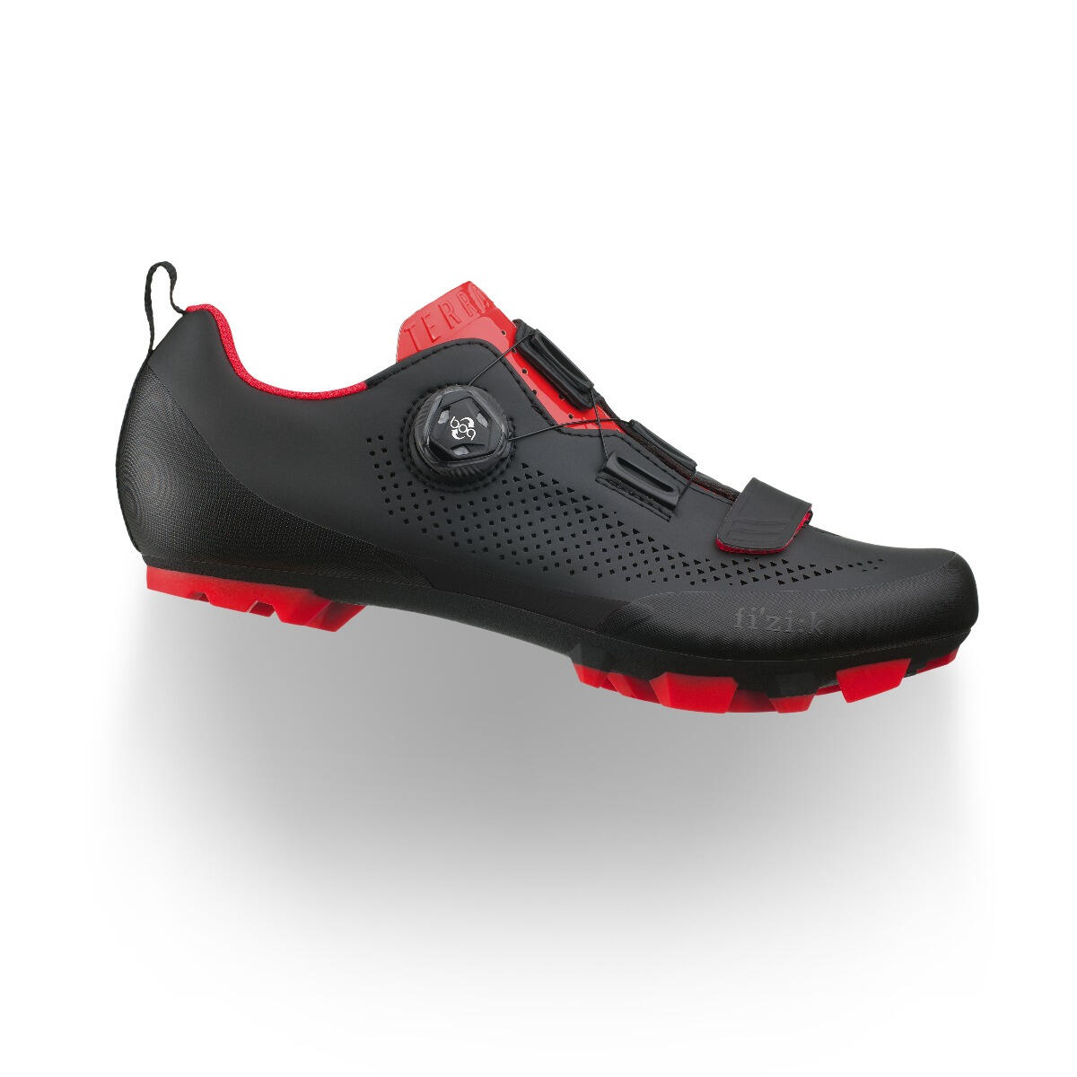 FIZIK TERRA X5 CROSS ROAD/MOUNTAIN SHOES-RED/BLACK-45