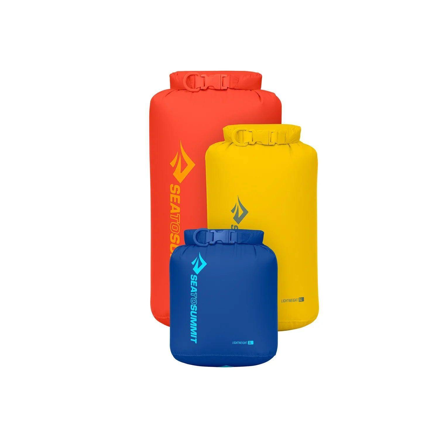 Sea to Summit Lightweight Dry Bag Set - [3 Piece] 3/5/8L -  1
