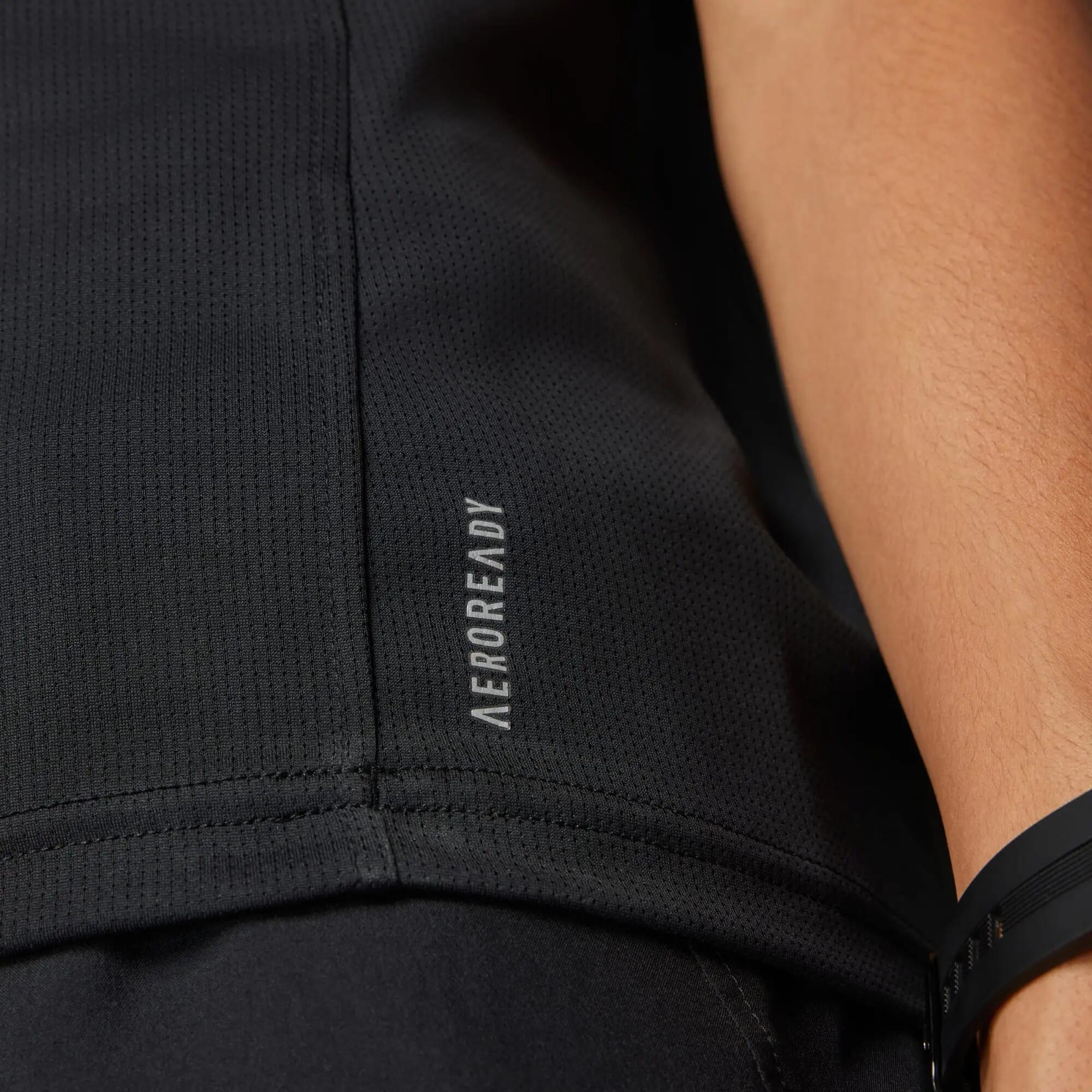 Adidas RUN IT TEE Women Running T-Shirts Black -  5