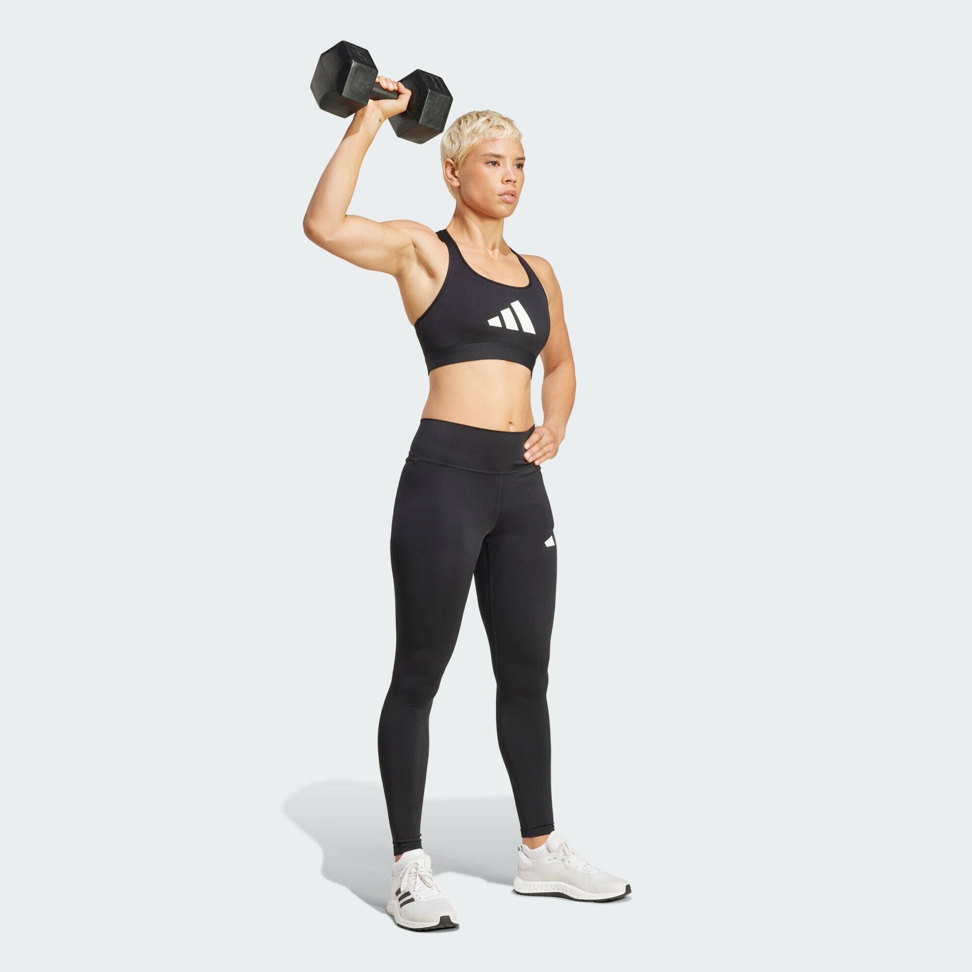 Adidas TR-ES BL 1/1 L Women Training Tights Black -  3