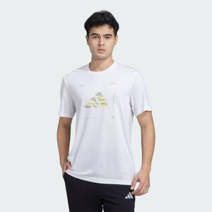 Adidas M BOX LOGO G T Men Training T-Shirts White