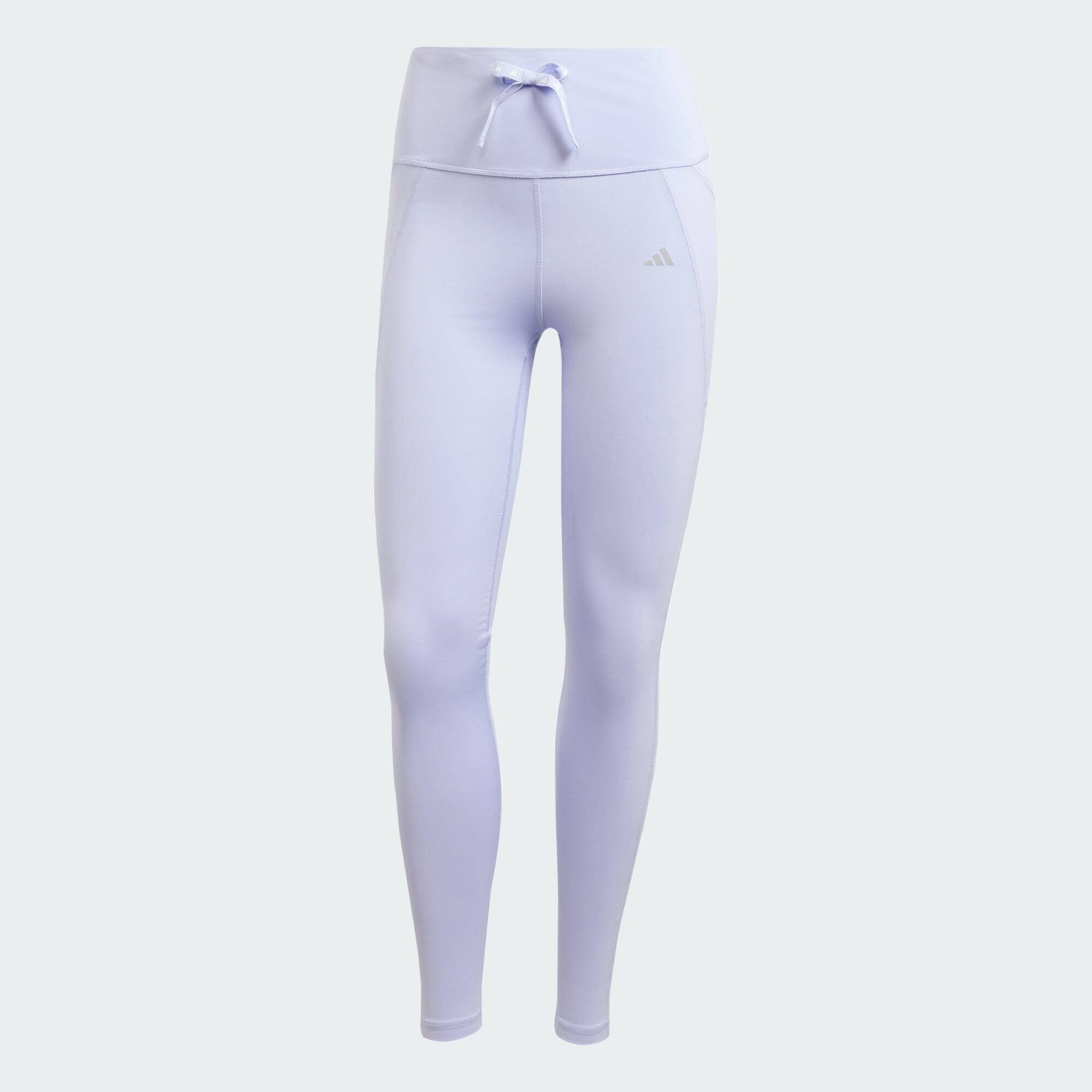 Adidas Run Ess 1/1 TGT Women Running Tights Purple -  4