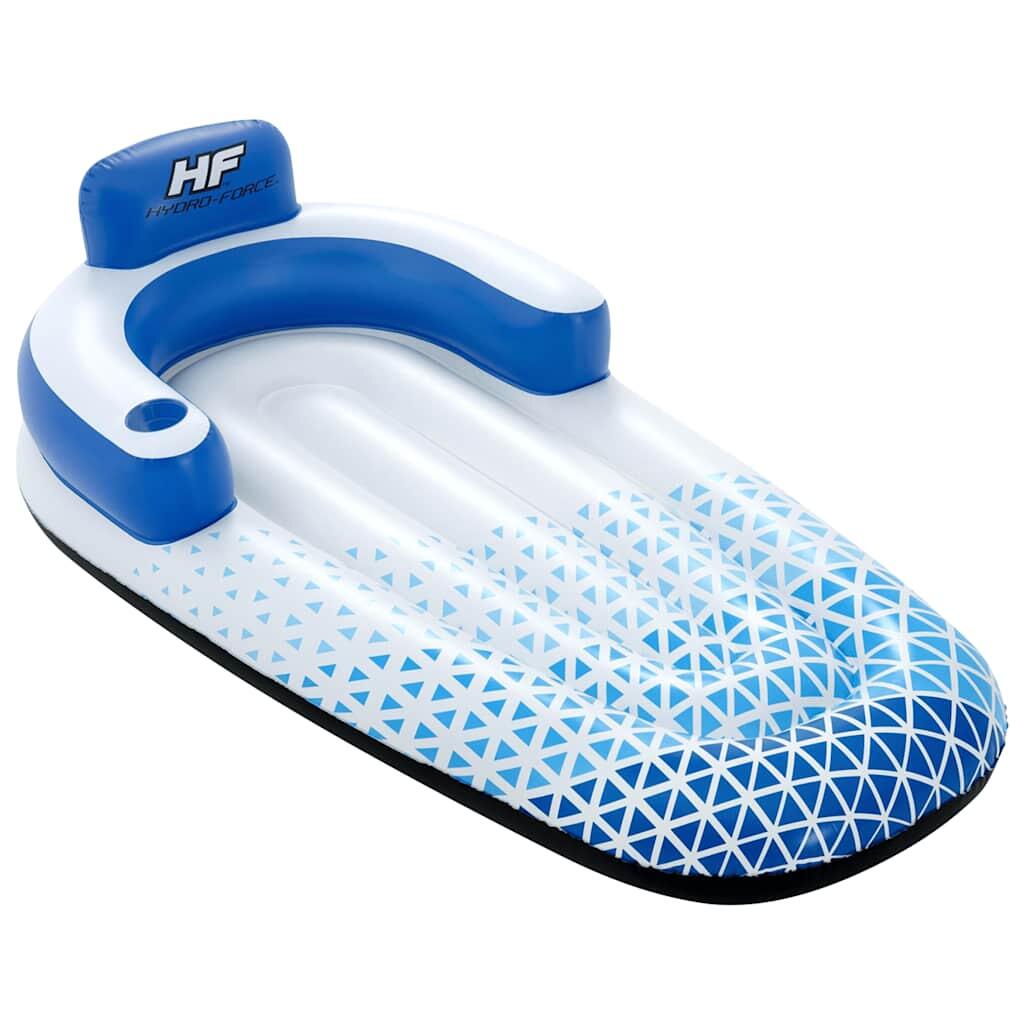 Bestway Chaise longue flottante Hydro Force 183x97 cm Bleu 2/7