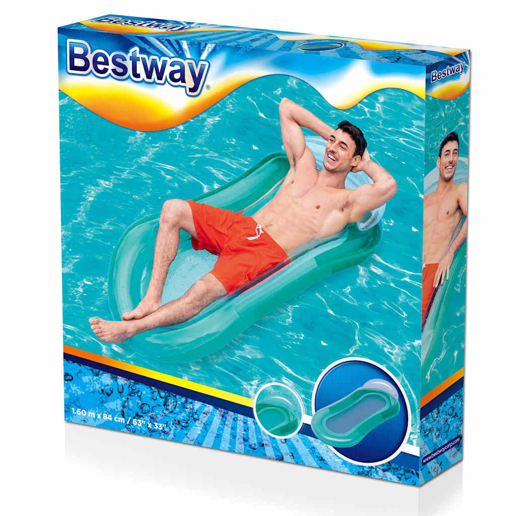 Bestway Chaise longue gonflable de piscine Aqua Lounge 5/6
