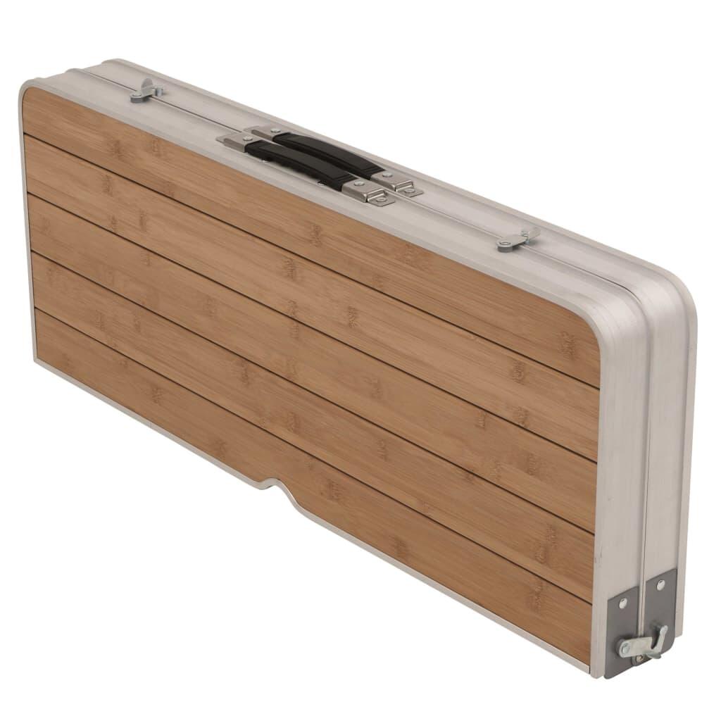 Tavolo Pieghevole Outwell Dawson in Bambù 5/5