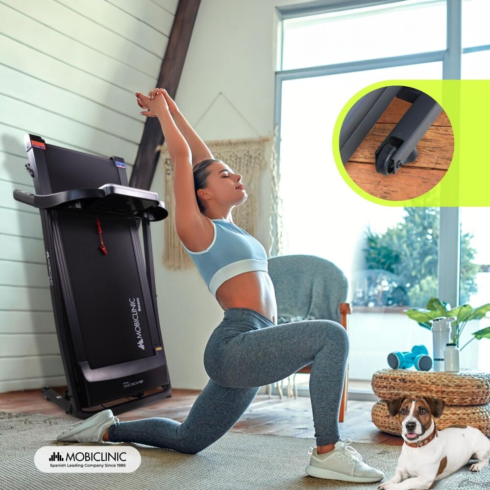 Tapis de course pliable inclinable Bluetooth Compact 12km/h 139x62x114cm 5/7