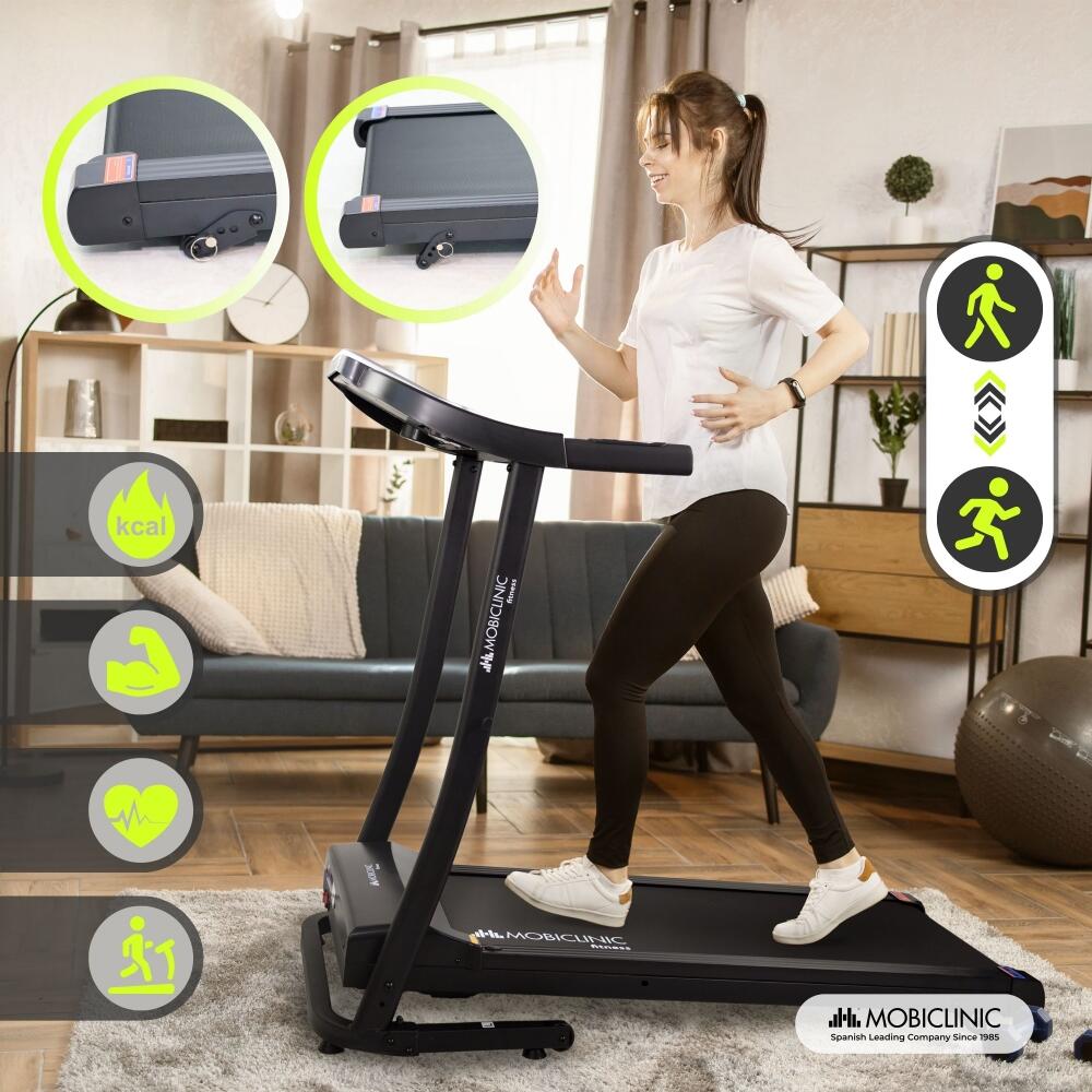 Tapis de course pliable inclinable Bluetooth Compact 12km/h 139x62x114cm 6/7