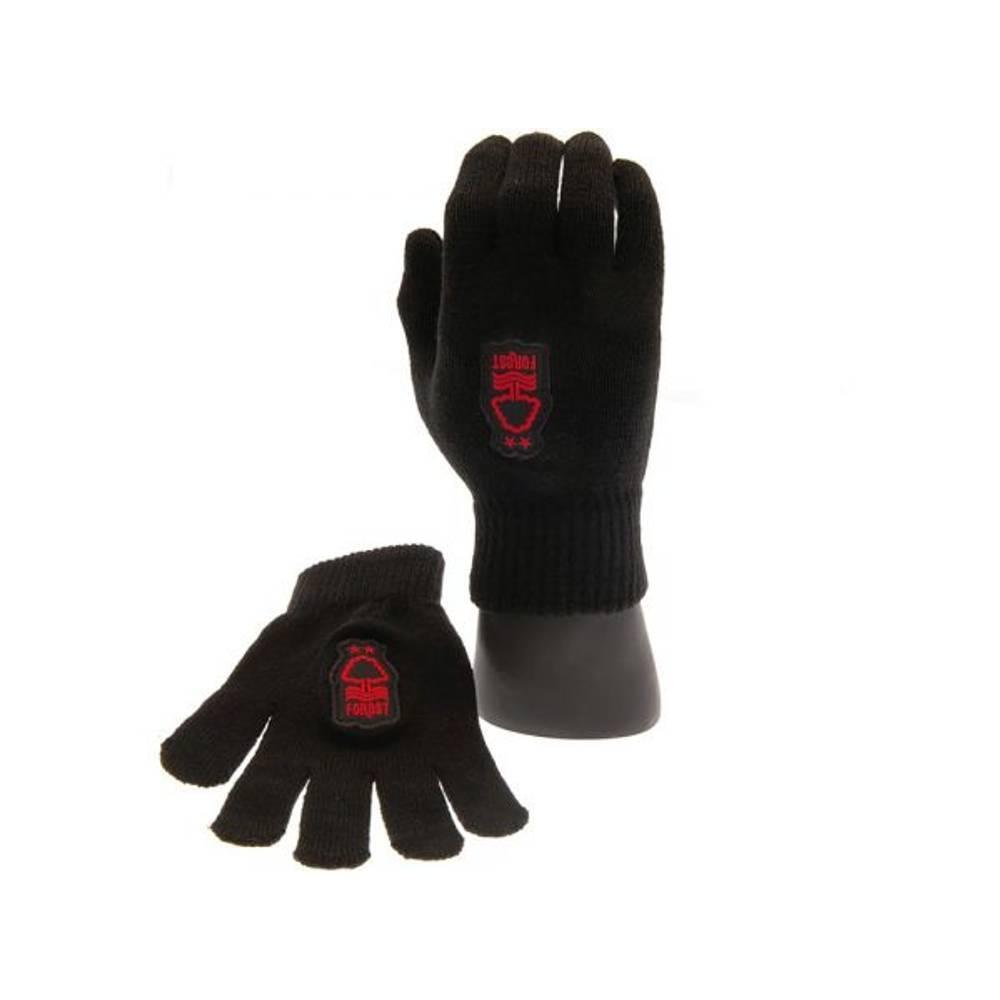 Nottingham Forest FC Knitted Crest Winter Gloves