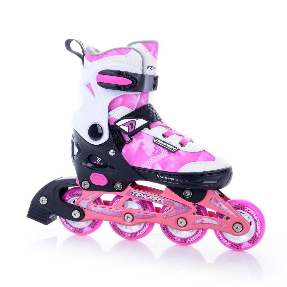 Tempish - Rollers - Dasty - Enfants - Ajustable - Rose - Patins À Roulettes - Rose - 39/42 - Decathlon