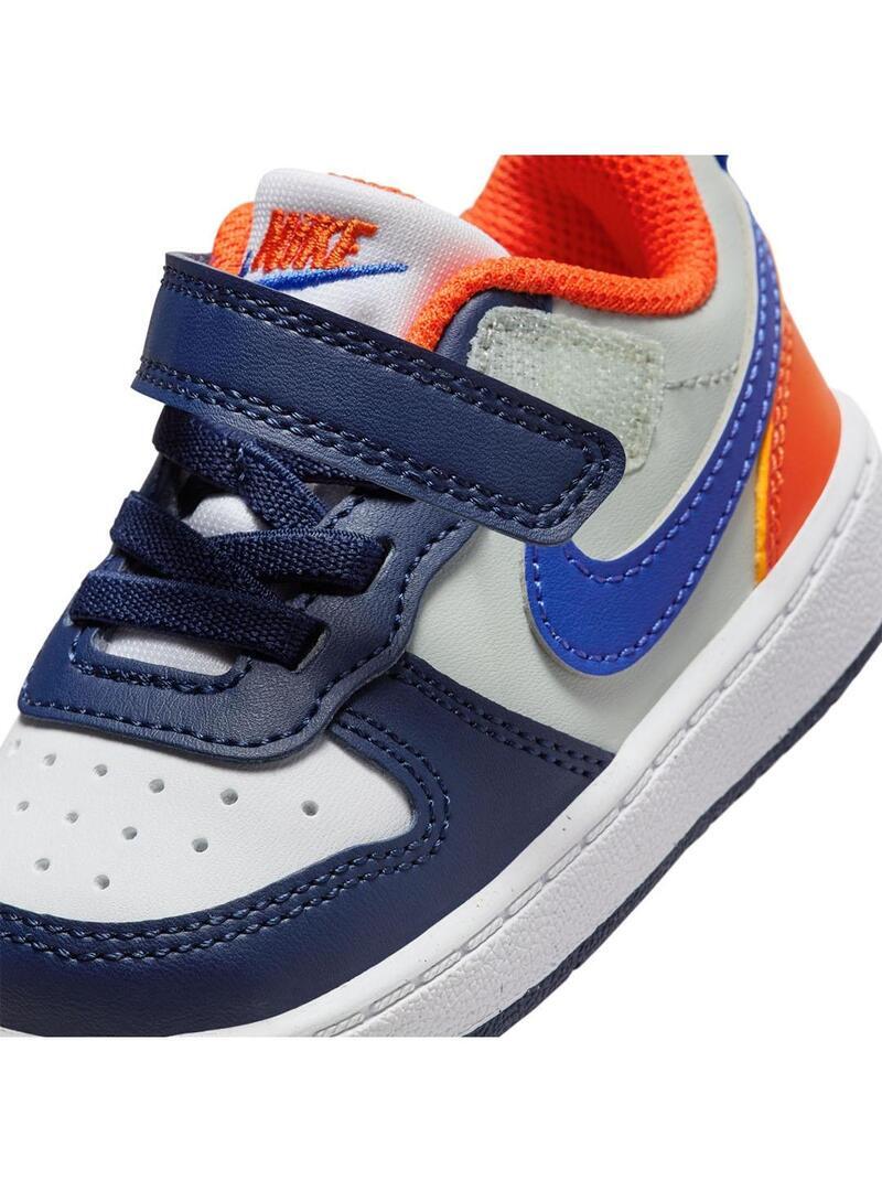 Zapatilla para Niño Nike Court borough low recraft Marino 3/7