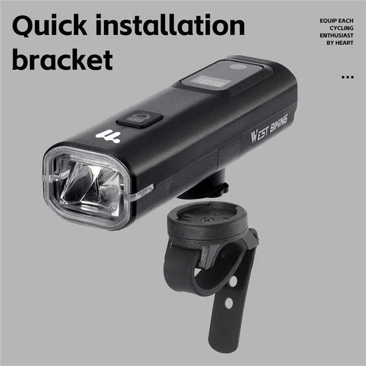 Lampe Avant de Vélo Intelligente à Détection de Lumière 400 Lumens 2/7