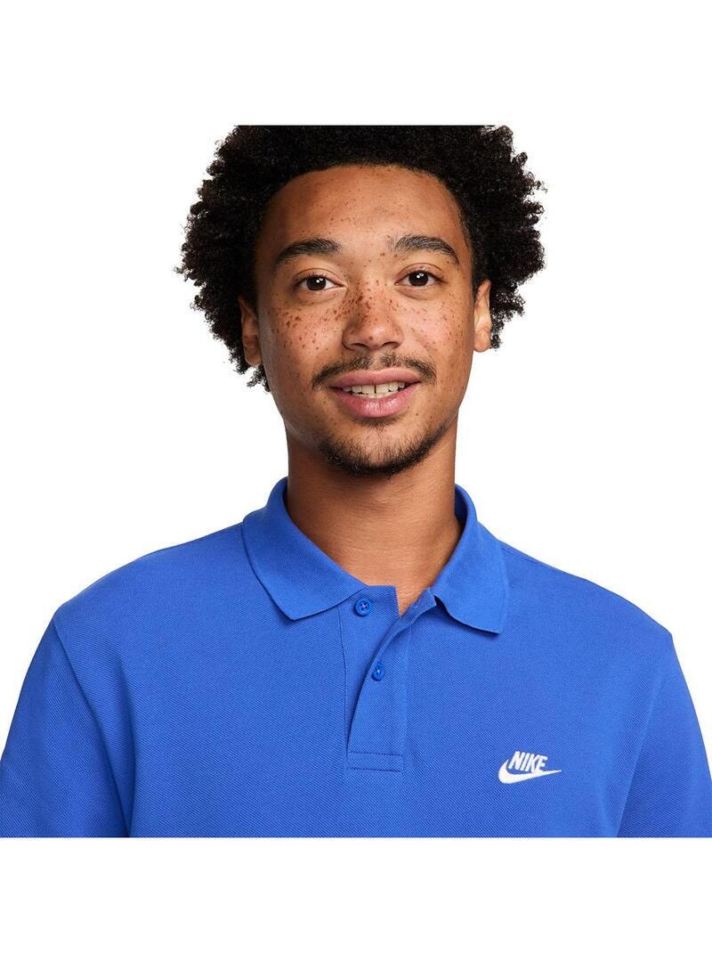Magliette da polo da vela per uomo Nike Club Blu 3/5