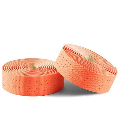 Rockbros geperforeerd siliconen stuurlint - oranje