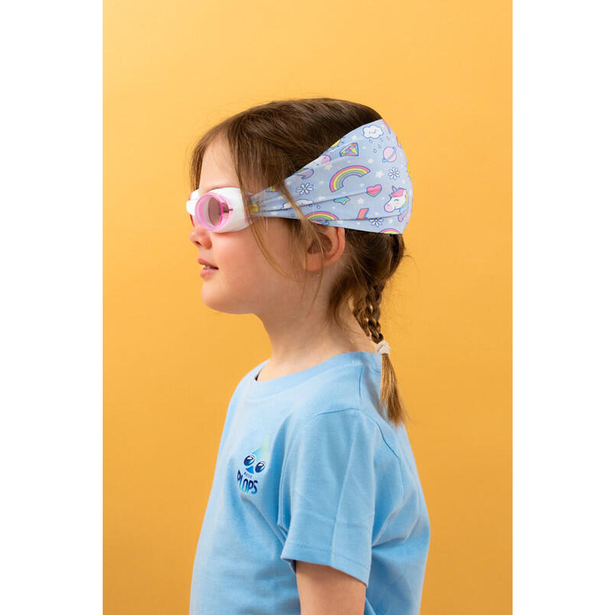 Lunettes De Natation Licorne Enfant Réglables - Anti-UV Anti-Buée 3-14 Ans Avec Chapeau Extensible