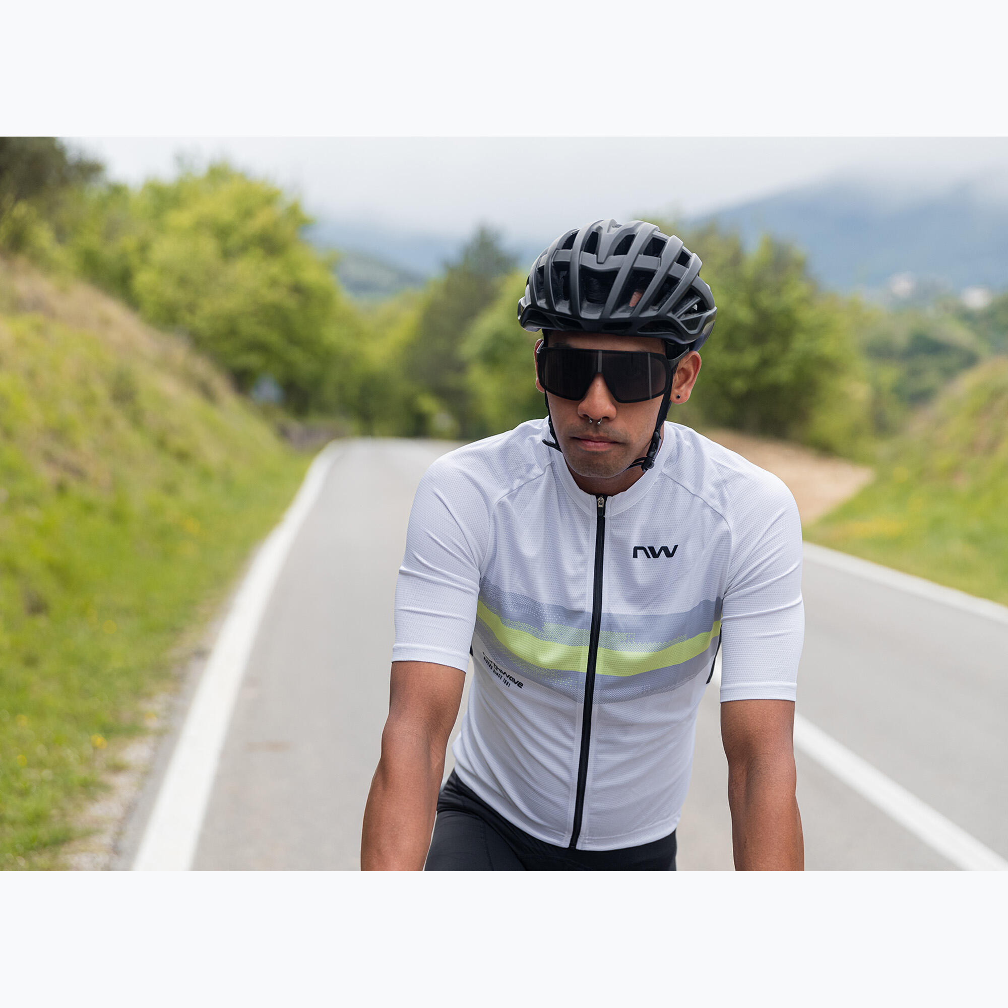 Northwave Maillot Homme - Sharp - forest green/noir 61