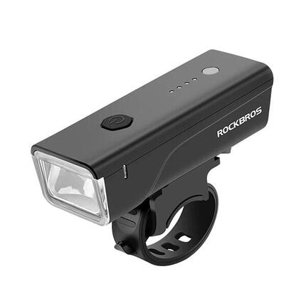 Rockbros Fahrrad-Frontleuchte 260 Lumen + USB-C - USB-A Kabel