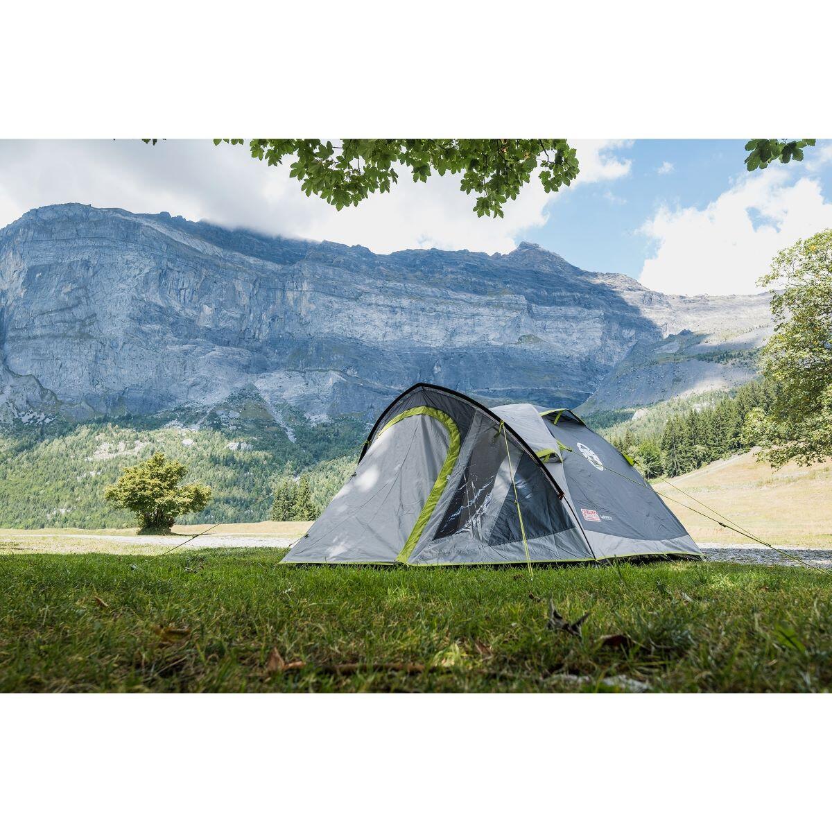 Namiot trzyosobowy Coleman Darwin 3 Plus - grey/green 3/7