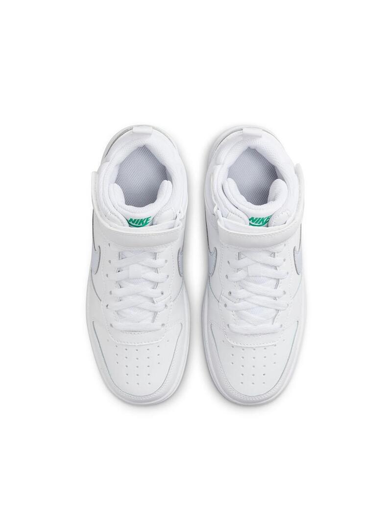 Zapatilla para Niño Nike Court borough mid 2  Blanco 7/7