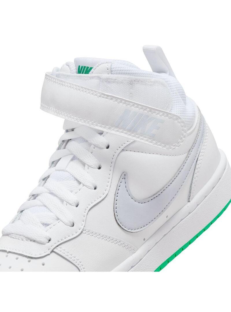 Zapatilla para Niño Nike Court borough mid 2  Blanco 3/7