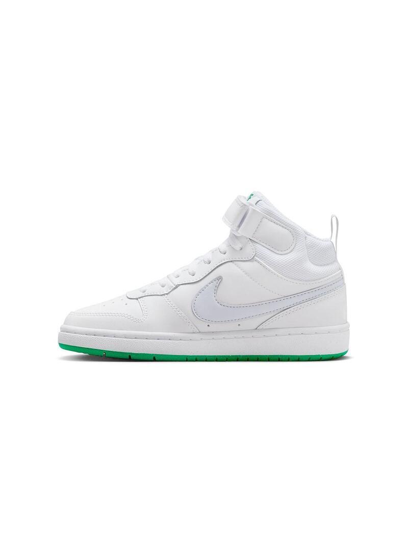 Zapatilla para Niño Nike Court borough mid 2  Blanco 2/7