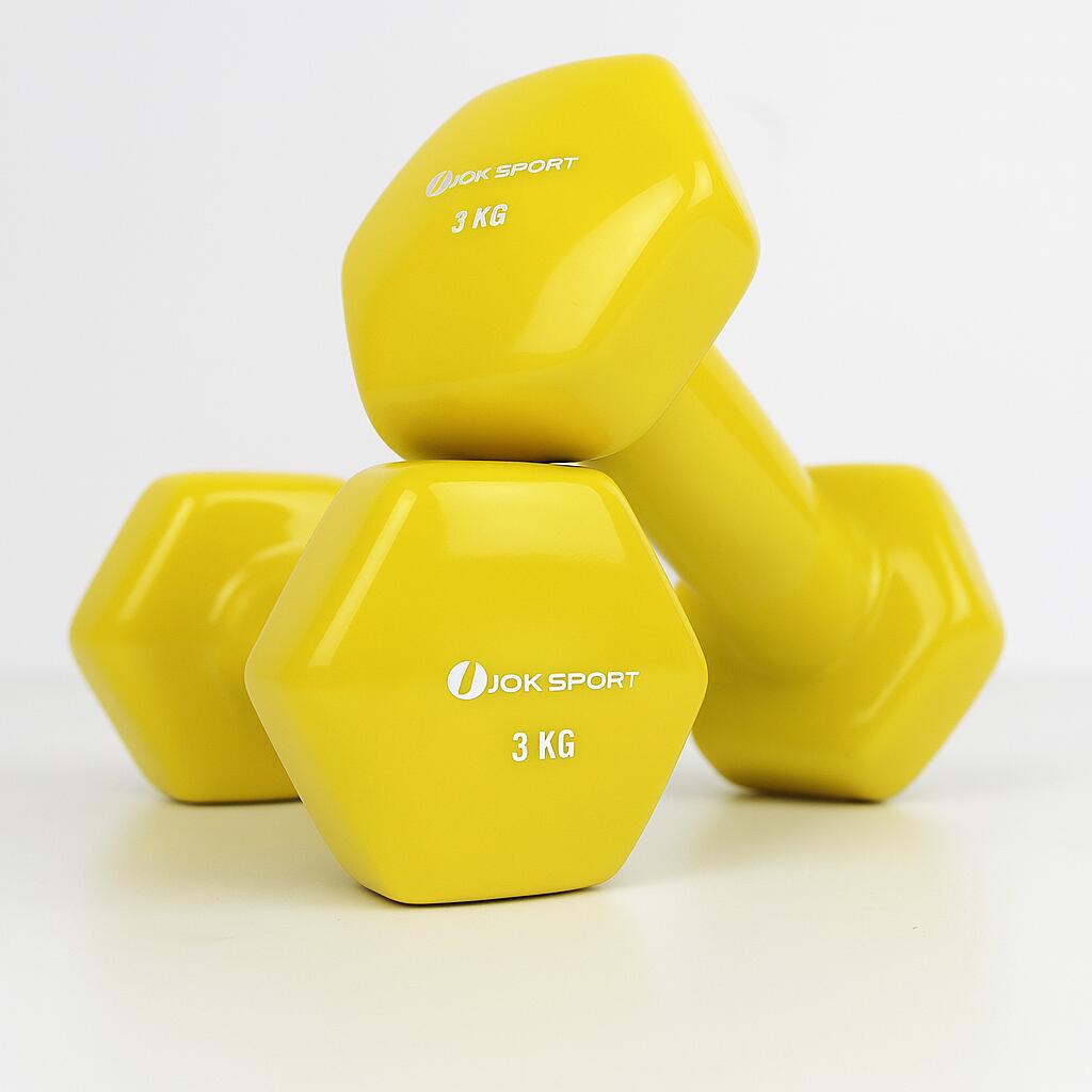 VIOK SPORT Par De Mancuernas De Colores 3kg Viok Sport