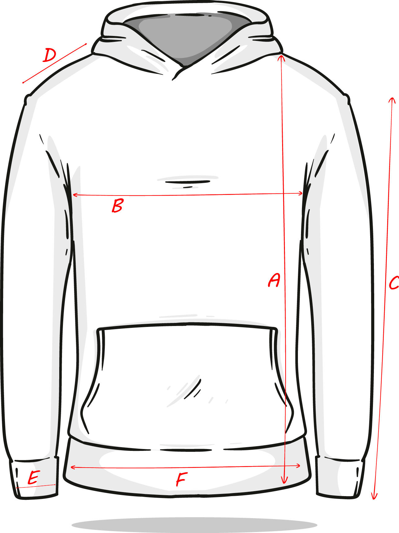Sudadera deportiva canguro de hombre 5/7