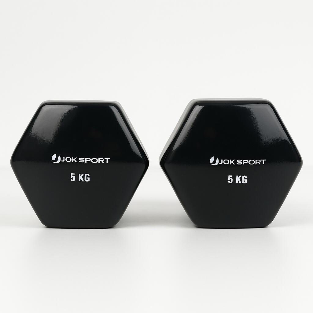 Par De Mancuernas De Colores 5kg Viok Sport 2/2