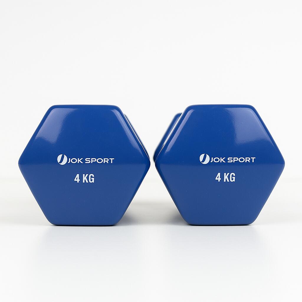 Par De Mancuernas De Colores 4kg Viok Sport 2/2