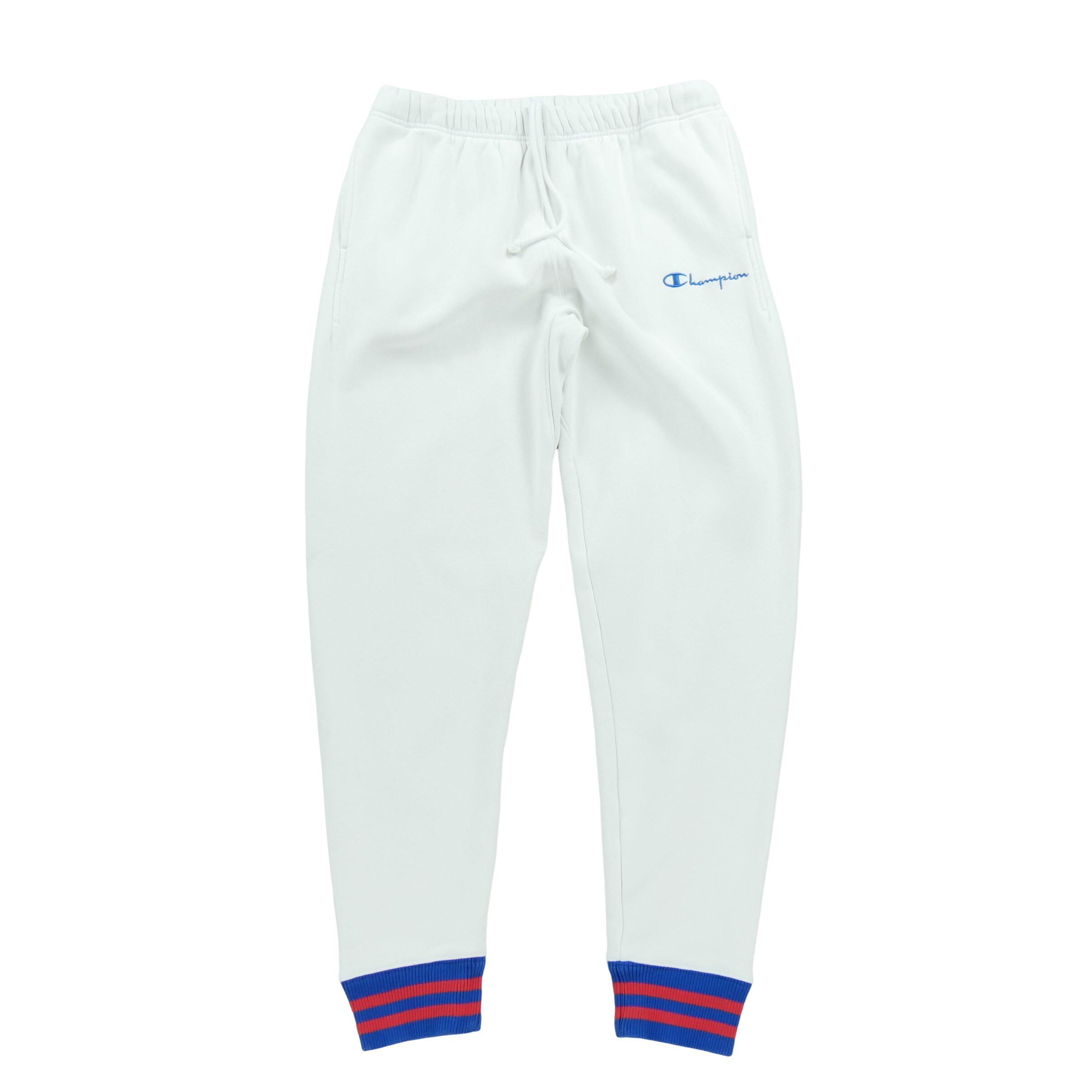 CHAMPION Segunda Vida - Jogging blanco vintage para hombre de los 2000 - Muy Bueno