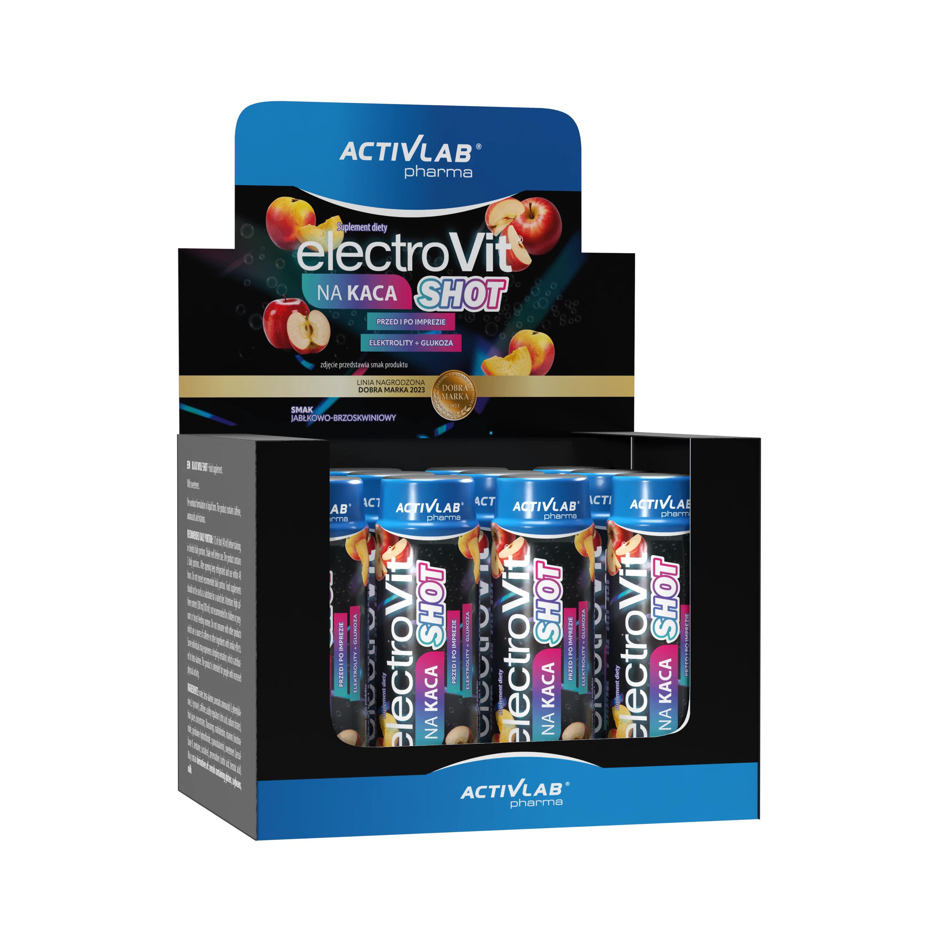 Elektrolity glukoza witamina B ElectroVit® Na Kaca Shot Activlab Pharma 2/2