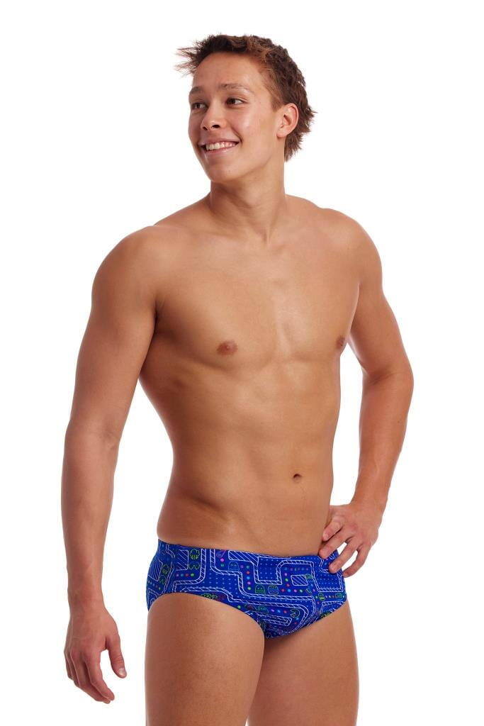 Kąpielówki męskie slipy na basen treningowe Funky Trunks Much Munchies 7/7