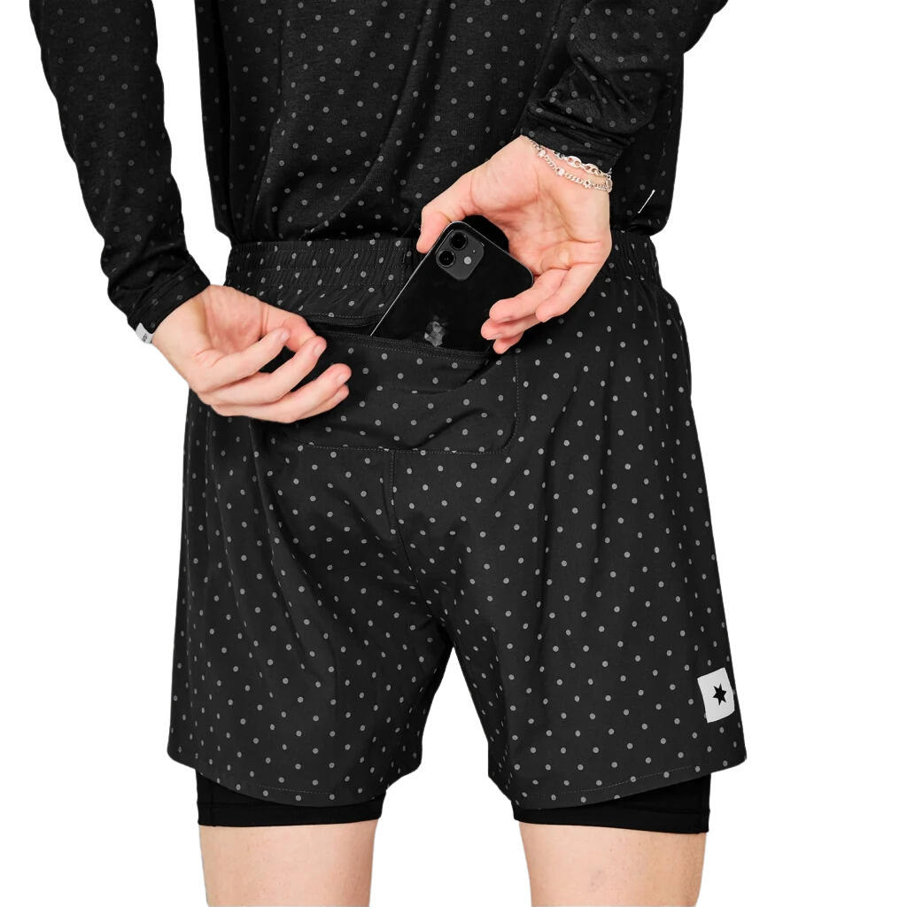 Short 2 in 1 Saysky Reflective Polka Pace 5" 4/7